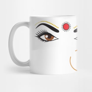 Bindhi Indian Desi Culture Girly traditional Nose Ring Pin Mug